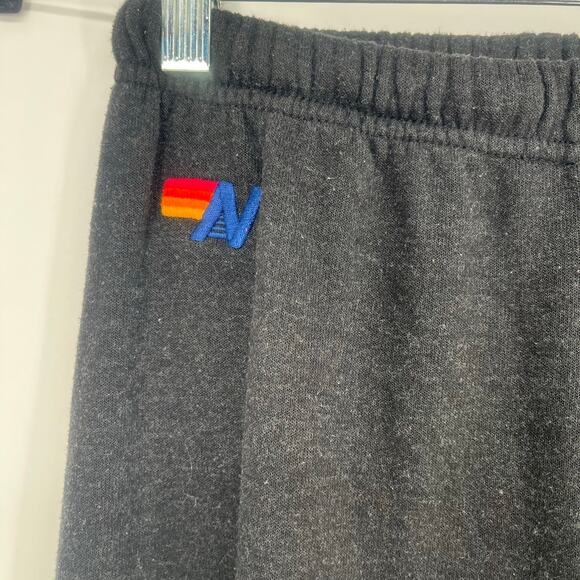 Aviator Nation 5 Stripe Sweatpant Charcoal Size XS Unisex - Picture 7 of 10